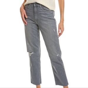Hudson‎ KASS DORSEY High Rise Straight Ankle Faded Jeans  Size 25